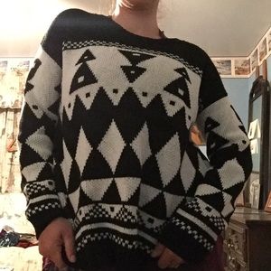 Forever 21 Geo Print Sweater